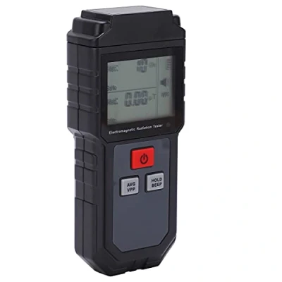 Imagen de Detector de Radiación Contador Nuclear Geiger Profesional, Campo Electromagnético, Y Monitor Contaminación por Nuclear, Pantalla LCD