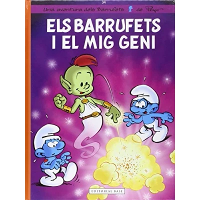 Imagen de Els Barrufets i el mig geni: 34 (Les aventures dels Barrufets)