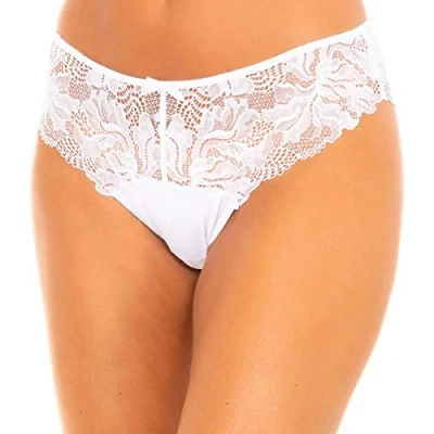 Imagen de Dim Braguita De Microfibra Y Encaje Generous Essentiel Mujer x1 Blanco 40