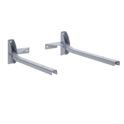 Imagen de Sauvic 89430 Tendedero De Pared Abatible Gris, Hierro Galvanizado con Pintura Cerámica Color 54 x 14,5 14 cm