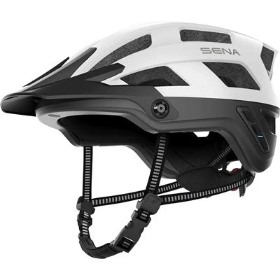 Imagen de Sena M1 EVO Smart Helmet para Mountain Bike (Blanco Mate, M)