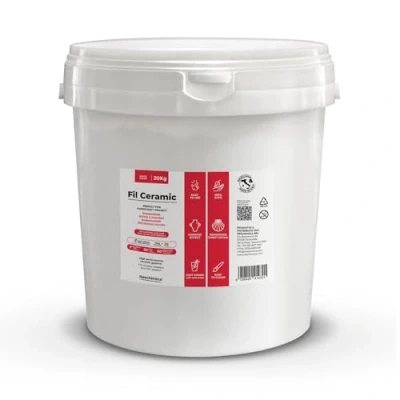 Imagen de FIL CERAMIC yeso en polvo no tóxico para verter, secar al aire, cerámico blanco inodoro, uso aficionado y proyectos creativos de bricolaje (20 kg)