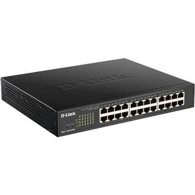 Imagen de D Link DGS 1100 24PV2/E, Switch Smart 24 Puertos Gigabit, PoE, Power Over Ethernet, Gestión Web, Layer 2, VLAN, IGMP Snooping, VoIP QoS, Seguridad Red Cable de alimentación la UE