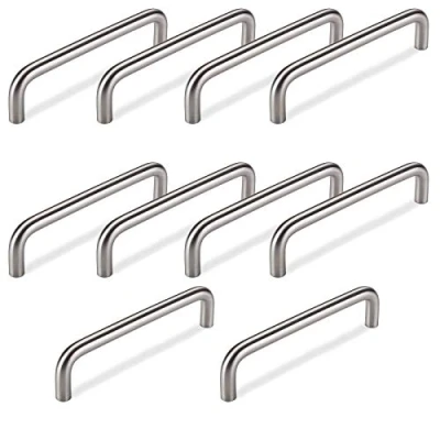 Imagen de 10 x Tiradores de arco SOTECH BG03e ACERO INOXIDABLE macizo Ø mm/BA 128 mm/Tiradores para muebles armarios