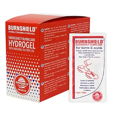 Imagen de Burnshield First Aid Burn Relief Hydrogel Sachets, 25 Count