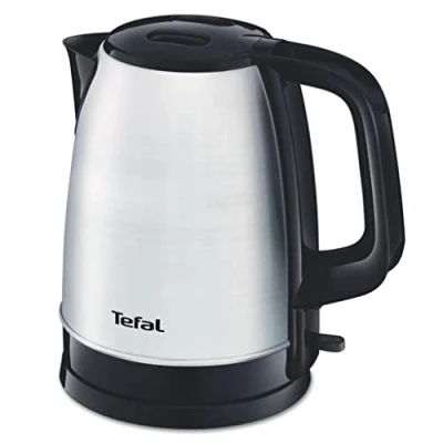 Imagen de Tefal KI150D10 Tetera eléctrica, 2400 W, 1.7 L, acero inoxidable, negro/acero inoxidable