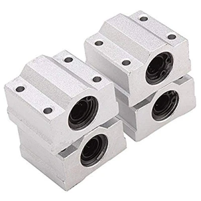 Imagen de Furiga Impresora 3D Bloque deslizante Rodamiento de bolas movimiento lineal SCS8UU Buje 8 mm para Anet A8 Prusa i3 4PCS en paquete