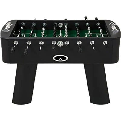 Imagen de Kare Kicker Style Mesa de futbolín (88,3 x 145,4 76,2 cm), Color Negro y Plateado