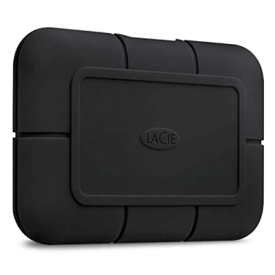 Imagen de LaCie Rugged SSD Pro, 4 TB, Disco duro Externo portátil, USB C Thunderbolt 3, Resistencia Extrema al Agua, Mac, PC, 1 Mes Adobe CC, 5 años servicios Rescue (STHZ4000800)