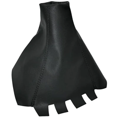 Imagen de AERZETIX C57733 Funda para palanca de cambios compatible con Seat Cordoba II 2002 2009, Ibiza 3 2008 color: negro en piel sintética