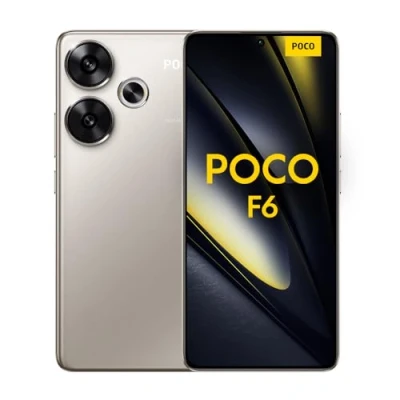 Imagen de Xiaomi Poco F6 Smartphone de 8+256GB, Snapdragon 8s Gen 3, Pantalla AMOLED 120 Hz, Carga Turbo 90W, cámara Dual 50MP con OIS, Titanio (Versión ES)