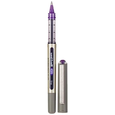 Imagen de Uni ball Rollerball tinta líquida Eye Fine UB 157 violeta 0,7mm Caja 12 uds