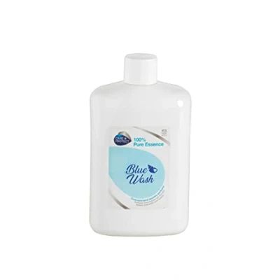 Imagen de CARE + PROTECT Blue Wash, Esencia 100% Pura, Fragancia de Lavandería para Lavadoras, Concentrada Ropa y Ropa, Fórmula Activa Larga Duración, hasta 5 semanas, 80 ciclos, 400ml
