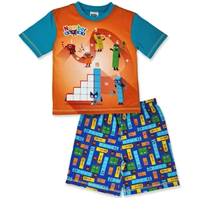 Imagen de Numberblocks /Pijama corto unisex Alphablocks, Naranja, 7 8 Years