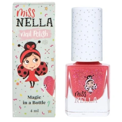 Imagen de Miss Nella SUGAR HUGS Esmalte especial para uñas con brillos niños, fórmula despegable, a base de agua y sin olor