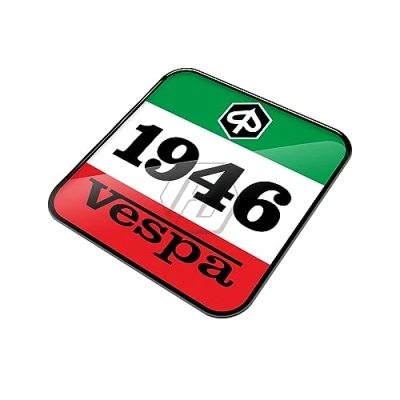 Imagen de XENITE For Piaggio Vespa Sprint GTS GTV LX LT LXV PX Primavera 50 125 150 200 300 calcomanía Bandera de Italia 1946 Pegatina 3D Resina