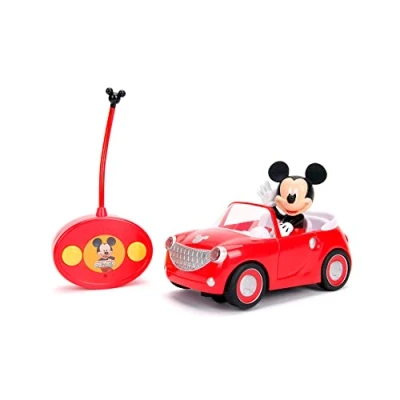 Imagen de Jada Toys Vehículo Radiocontrol de Mickey Roadster Race, Incluye Mando y Figura, para Niños a Partir 3 Años 19 cm