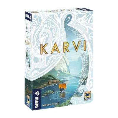 Imagen de Devir Karvi Juego de Mesa, Estrategia Vikingos, con Amigos, Ingenio, +12 años (BGKAREEC)