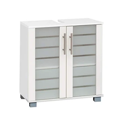Imagen de Schildmeyer Niko 105646 Mueble para Lavabo, Color Blanco, 59,8 x 32,6 62,4 cm
