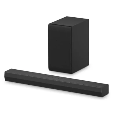 Imagen de LG DS40T Barra de Sonido 2.1 (300 W) con subwoofer inalámbrico (ARC, HDMI, óptico, Bluetooth) [2024], Negro