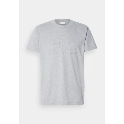 Imagen de GANT Camiseta estampada, Hombre, Talla: Small, Grey melange