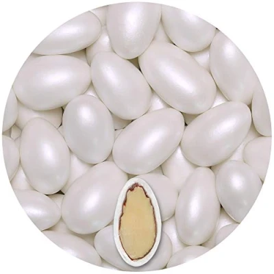 Imagen de EinsSein 1kg Peladillas de almendras boda Conchiglia blanco perla peladilla almendra bautizo bautizos grageas comunion comunión niño baratas confeti Fiesta cumpleaños chocolate Evento