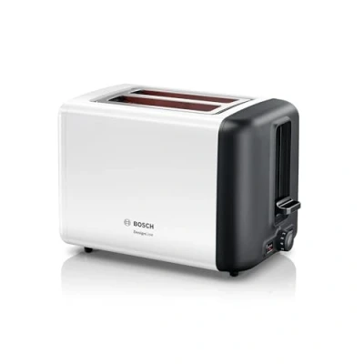 Imagen de Bosch Tostadora, 2 Ranuras, DesignLine, Función Descongelación y Calentamiento, High Lift, Blanco, TAT3P421