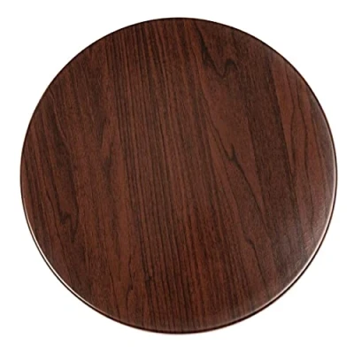 Imagen de Bolero GL974 redondo tablero de la mesa, color marrón oscuro
