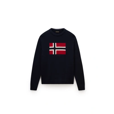 Imagen de Napapijri MURA Jersey de punto, Hombre, Talla: XL, Blue marine