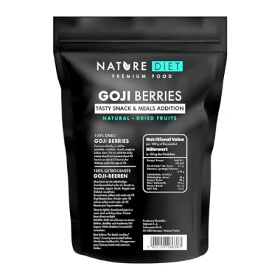 Imagen de Nature Diet Bayas de Goji 1000 g secas Refrigerio saludable