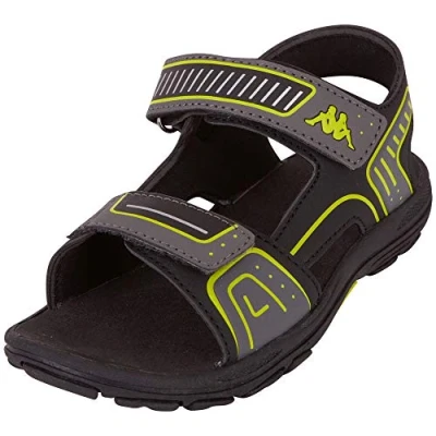 Imagen de Kappa PAXOS K Unisex Kids, Sandalia, Negro (1133 Black/Lime), 30 EU