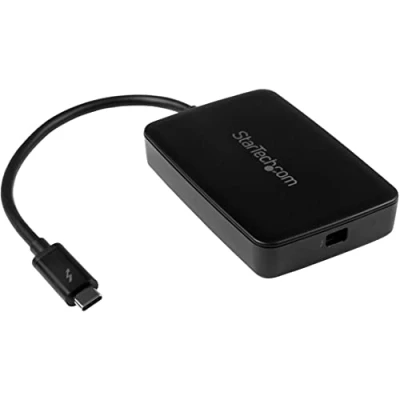 Imagen de Adaptador Thunderbolt 3 A Cable (femenino, Masculino, Negro, Níquel, Cloruro De Polivinilo (pvc), Papel Aluminio Mylar)