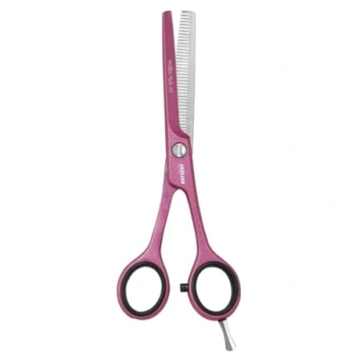 Imagen de Tijeras de modelar JAGUAR PASTELL PLUS BERRY 40 5.0&quot; Diseño clásico, acero especial forjado, dentado fino