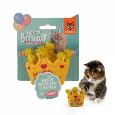 Imagen de FOFOS Juguete para Gatos, Catnip, Juguetes texturizados Multicolores, Accesorios Telas súper Suaves, Gatitos