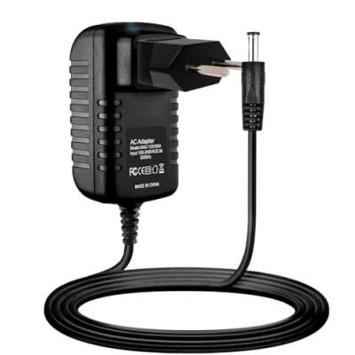 Imagen de Guy Tech Adaptador AC compatible con cortadora Wahl GroomsMan Pro Trimmer, afeitadora 9855 100, cable de alimentación + enchufe europeo