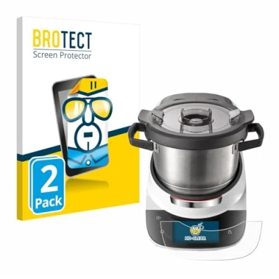 Imagen de BROTECT Protector Pantalla para Bosch Cookit Transparente (2 Unidades) Anti Huellas