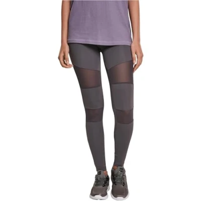 Imagen de Urban Classics Ladies TECH MESH Leggings Leggings, Mujer, Talla: XL, Raw grey