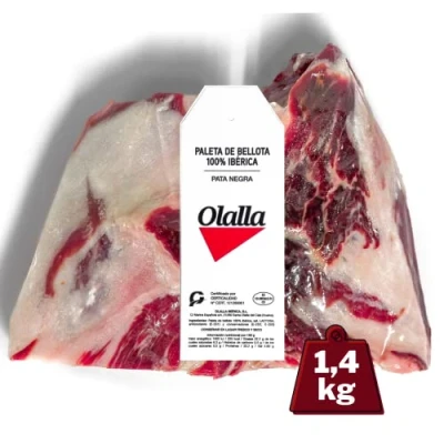 Imagen de 1.4 kg Paleta de Bellota 100% Ibérico Deshuesada Maza Jamon Iberico Elaboracion Tradicional Embutidos Ibericos