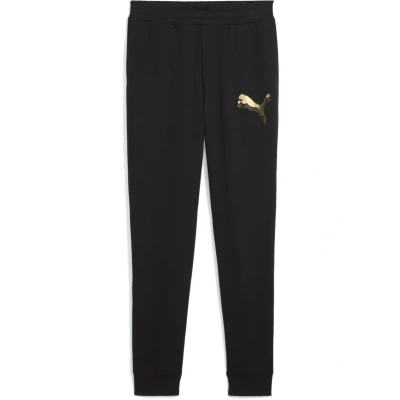 Imagen de Puma ESS Jogging Pantalones deportivos, Mujer, Talla: Small, Black metallic gold