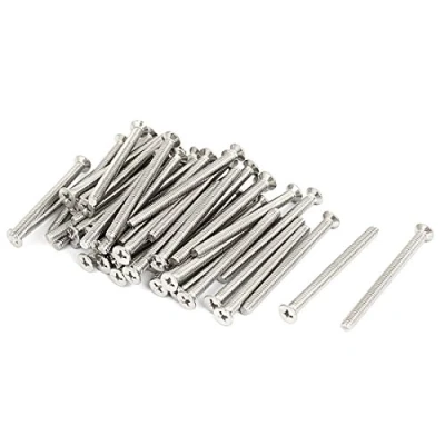 Imagen de M4x50mm Avellanado Cabeza Plana Phillips Tornillo Pernos 50 Piezas