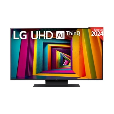 Imagen de TV LED 43&quot; LG 43UT91006LA, UHD 4K, Procesador Inteligente 4K α5 Gen7, Smart TV, DVB T2 (H.265), Negro