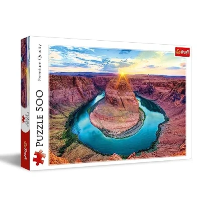 Imagen de Trefl Gran Cañón, EE.UU 500 Piezas Rompecabezas para Aficionados a los Viajes, Entretenimiento Creativo, Juego, Puzle clásico Adultos y niños Partir de 10 años, Multicolor (37469)