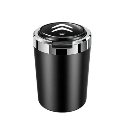 Imagen de QYPLKJHG Coche Cenicero para Citroen Berlingo 2015 2018, de Cigarrillo Portátil con Tapa Sin Humo Autoextinguible Acero Inoxidable Bandeja Ceniza Desmontable,E
