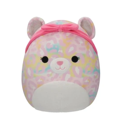 Imagen de Squishmallows SQCR05426 Peluche de Leopardo Michaela el Arco Iris (30 cm), diseño Oficial Jazwares