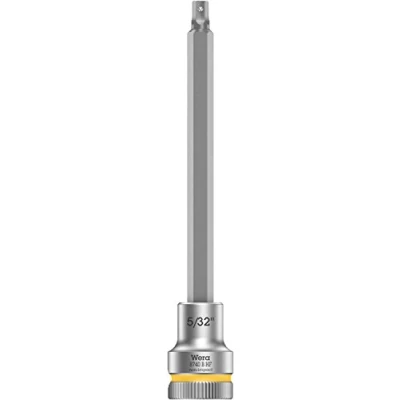 Imagen de WERA 05003084001 8740 B HF Hex Plus 5/32&quot; x 107 mm Vaso de punta Zyklop con función retención 3/8&quot;