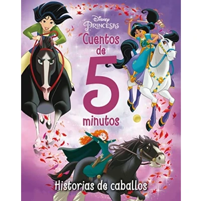 Imagen de Princesas. cuentos de 5 minutos. Historias caballos: Recopilatorio (Disney. Princesas)