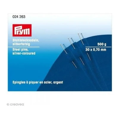 Imagen de Prym Straight Pins, Acero aleado, Silver, 30 x 0,70mm