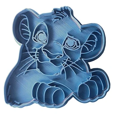 Imagen de Cuticuter Simba el Rey León Cortador de Galletas, azul