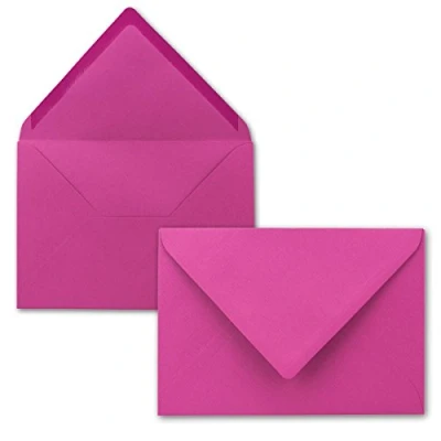 Imagen de Enveloppes C5 amarena haute qualité 110 g/m² 220 x 153 mm indéformable nassklebung QUALITÉ marque : neuser couleur heureux 100 Umschläge