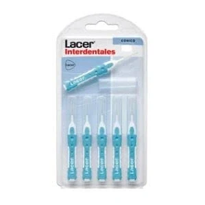 Imagen de Cepillo interdental cónico y prensado de 0.8 mm LACER 6 uds